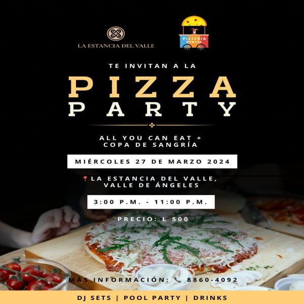 Prepárate para la mejor PIZZA PARTY