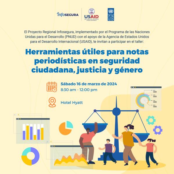 Taller: Herramientas útiles para notas periodísticas en seguridad ciudadana, justicia y género 