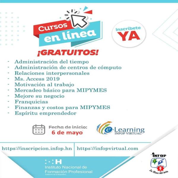 INFOP: Capacitaciones en línea 