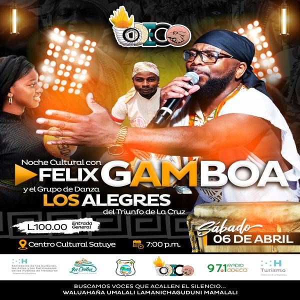 Noche Cultural de Parrandas con Félix Gamboa