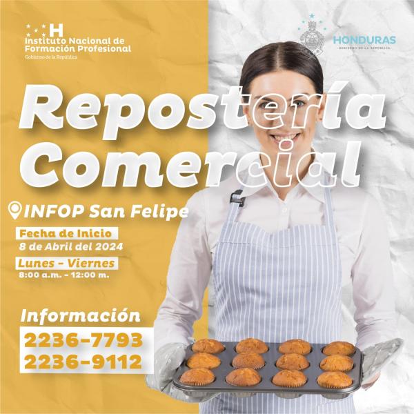 ¿Quieres ser un experto en Repostería Comercial?