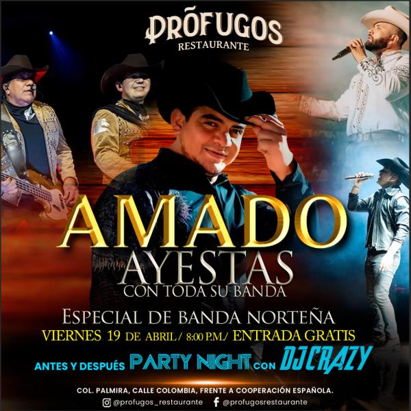 Amado Ayestas con toda su banda 