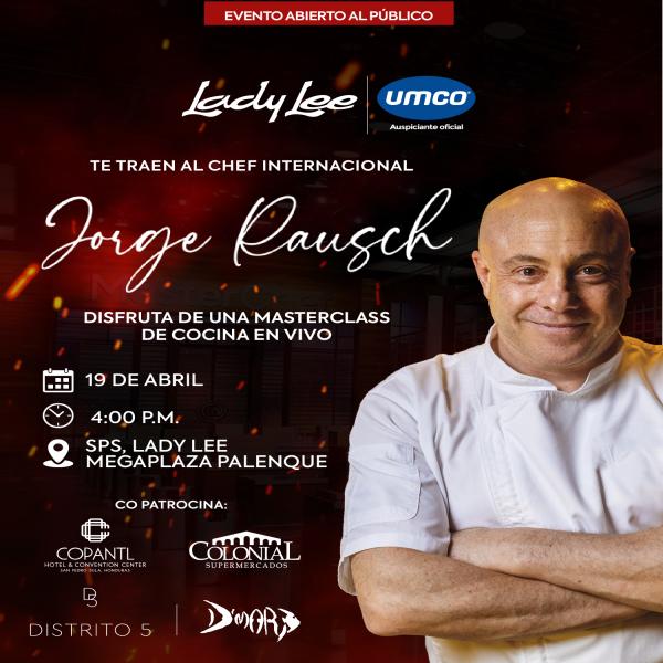 Masterclass de cocina con el Chef Internacional Jorge Rausch
