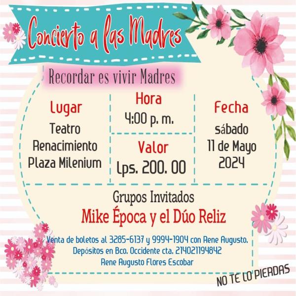 Concierto a las Madres 