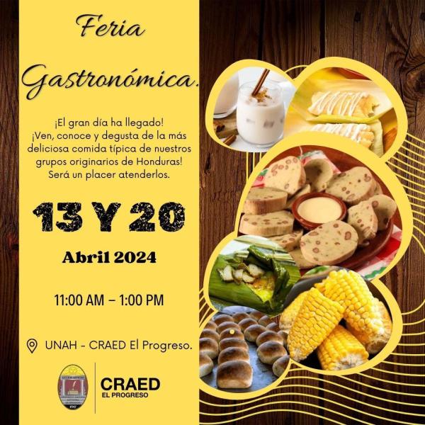 Feria Gastronómica CRAED El Progreso