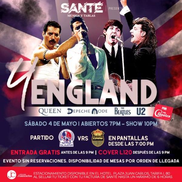 4 England: un especial imperdible