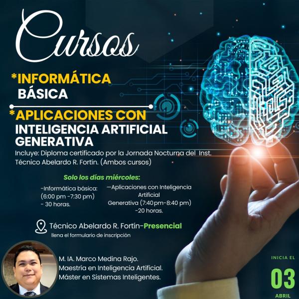 Cursos de Informática Básica y IA Generativa 