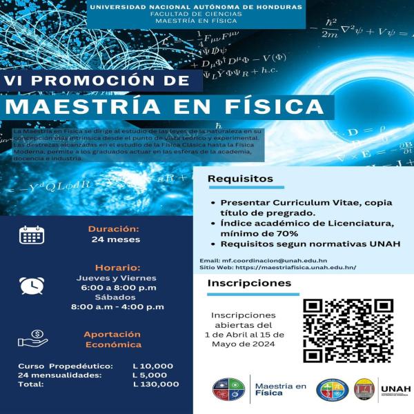 VI Promoción de Maestría en Física 