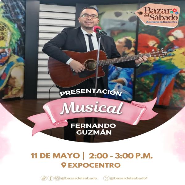 Presentación artística de Fernando Guzmán
