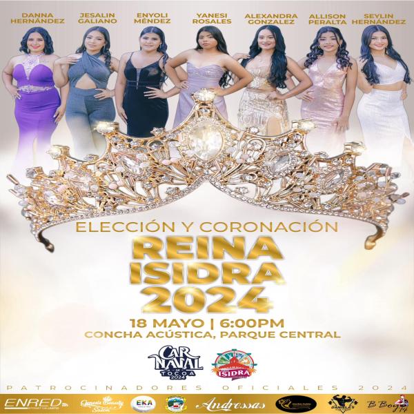 Gran elección y Coronación de las Reinas de la Feria Patronal San Isidro Tocoa, Colón