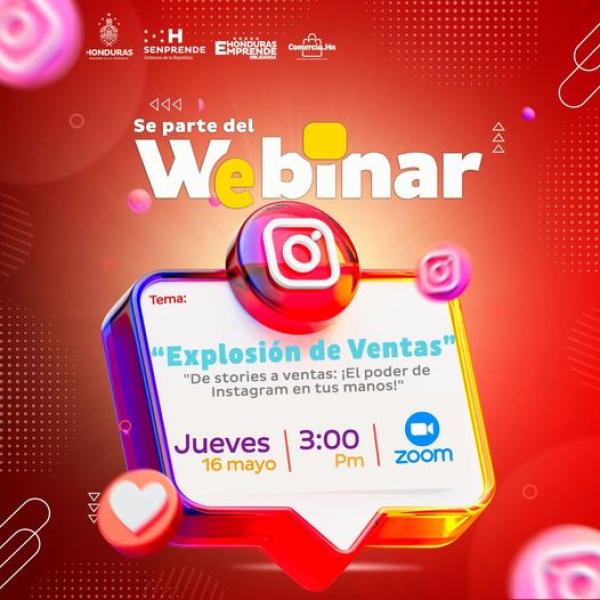 Webinar exclusivo: ‘De stories a ventas: ¡El poder de Instagram en tus manos!’