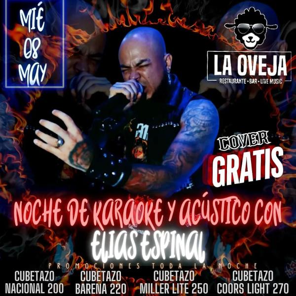 Noche de Karaoke y Acústico con Elías Espinal