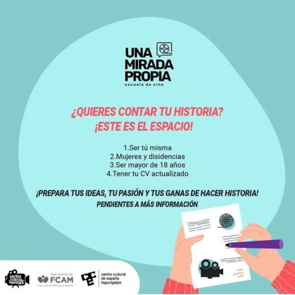 Inscribite ahora en la Escuela de Cineastas “Una Mirada Propia” 