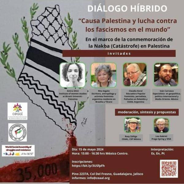 Diálogo en torno a la “Causa Palestina y Lucha contra los Fascismos en el Mundo”