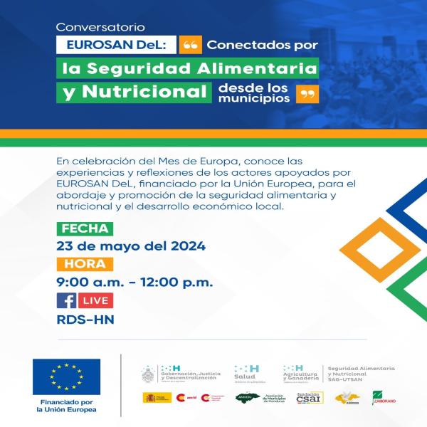 Conversatorio EUROSAN DeL: “Conectados por la Seguridad Alimentaria y Nutricional desde los municipios” 