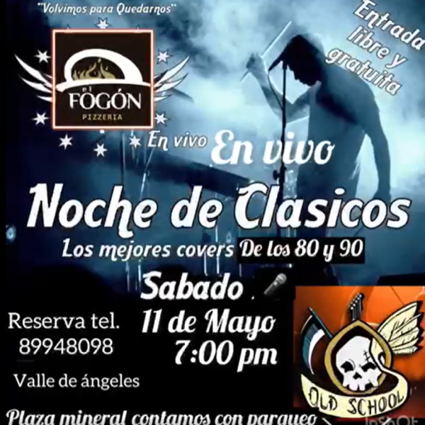 Noche de clásicos de los 80´y 90´
