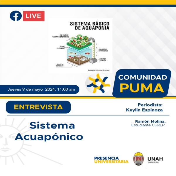 Comunidad Puma: Sistema Acuapónico 