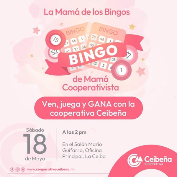 Bingo de Mamá Cooperativista 