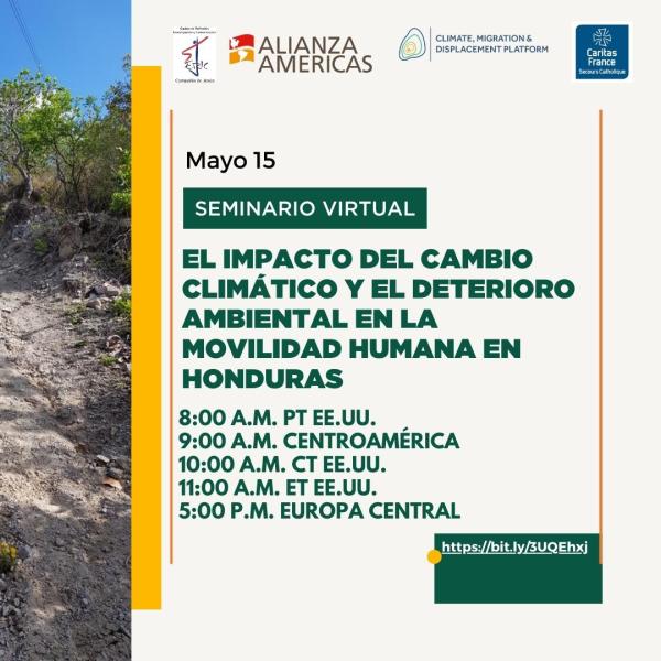 Seminario Virtual: El impacto del cambio climático y la movilidad humana en Honduras