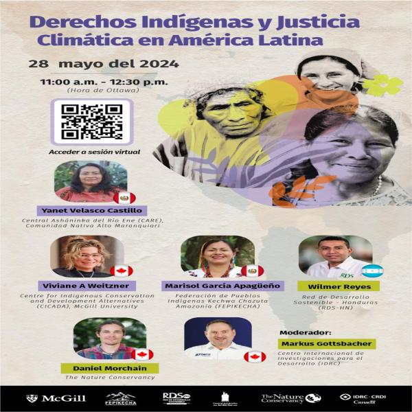 Conversatorio: Derechos Indígenas y Justicia Climática en América Latina 