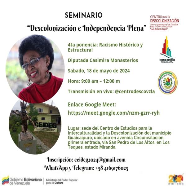 Seminario Descolonización e Independencia Plena