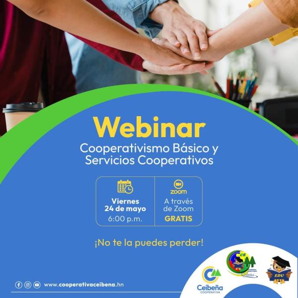 𝗪𝗲𝗯𝗶𝗻𝗮𝗿 "𝗖𝗼𝗼𝗽𝗲𝗿𝗮𝘁𝗶𝘃𝗶𝘀𝗺𝗼 𝗕𝗮́𝘀𝗶𝗰𝗼 𝘆 𝗦𝗲𝗿𝘃𝗶𝗰𝗶𝗼𝘀 𝗖𝗼𝗼𝗽𝗲𝗿𝗮𝘁𝗶𝘃𝗼𝘀"