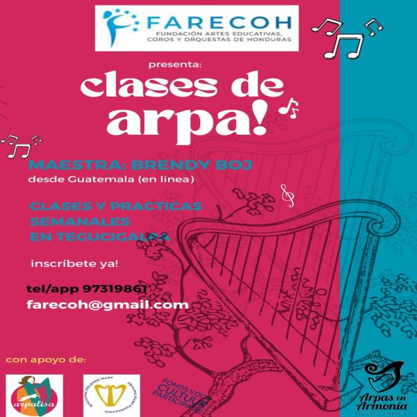 Clases de Arpa en línea  