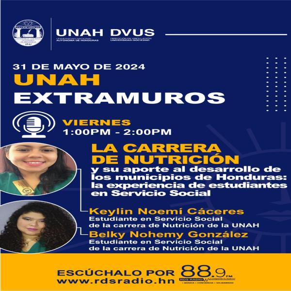#UNAHExtramuros | Aportes a la sociedad de la carrera de Nutrición 