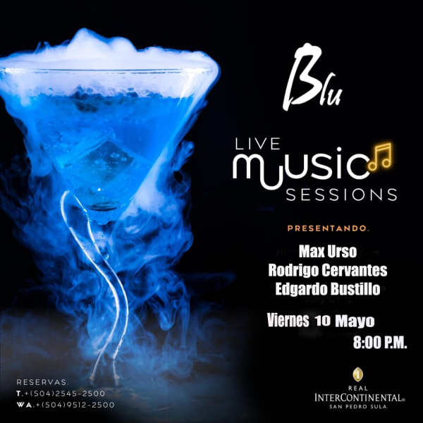 Max Urso-Rodrigo Cervantes-Edgardo Bustillo en Concierto, Hotel Intercontinental SPS