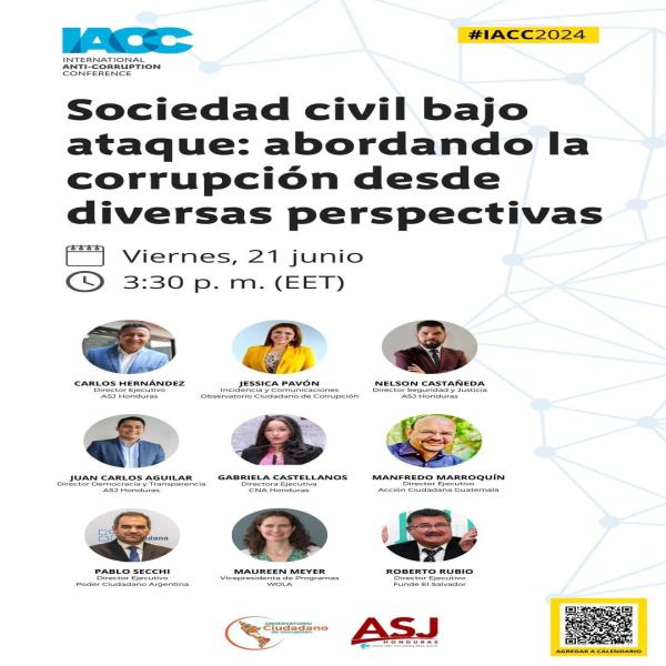 Panel "Sociedad civil bajo ataque: con un abordaje desde diversas perspectivas"