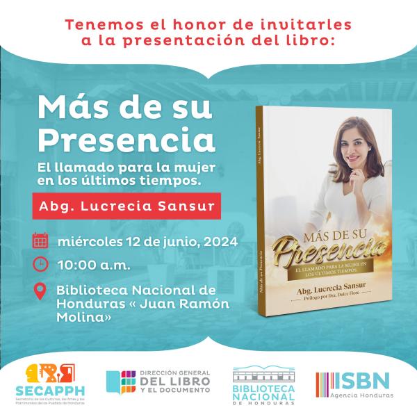 Presentación del libro "Más de su Presencia. El Llamado para la Mujer en los Últimos Tiempos"