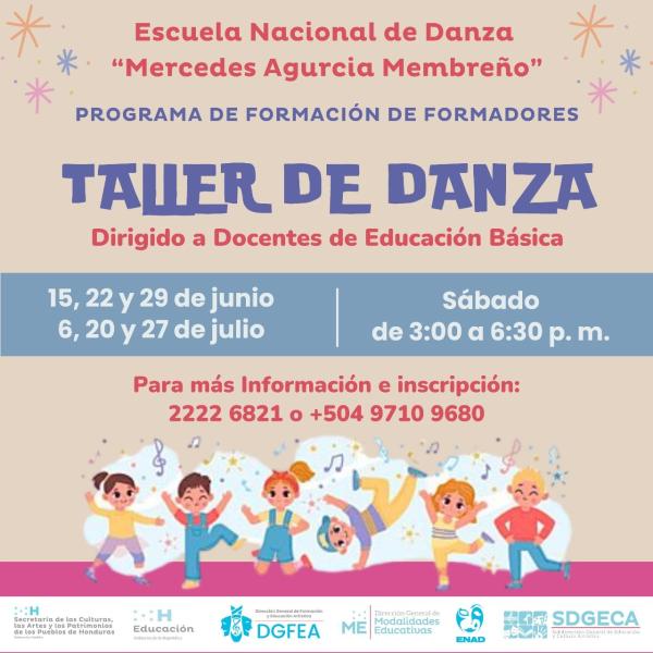 Taller de Danza dirigido a docentes de educación básica 
