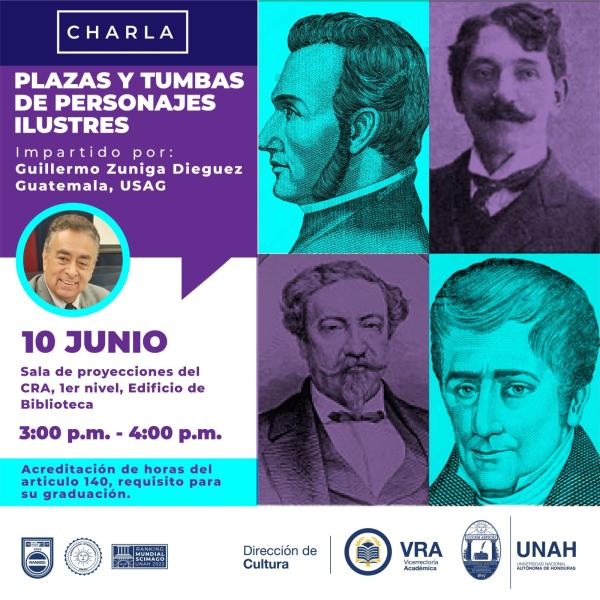Charla "Plazas y Tumbas de Personajes Ilustres"