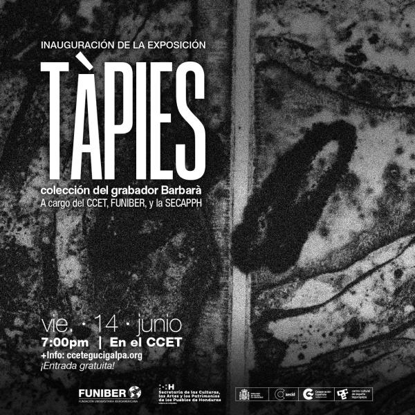 Inauguración de la exposición Tàpies