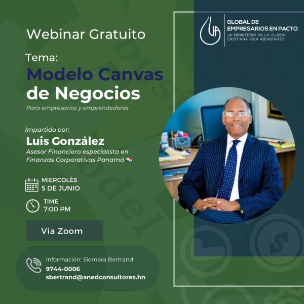 Webinar Modelo Canvas de Negocios 