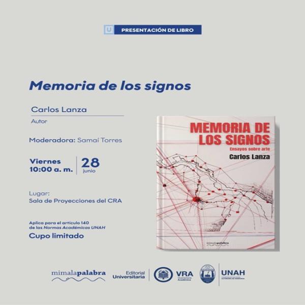 Presentación del libro Memoria de los Signos