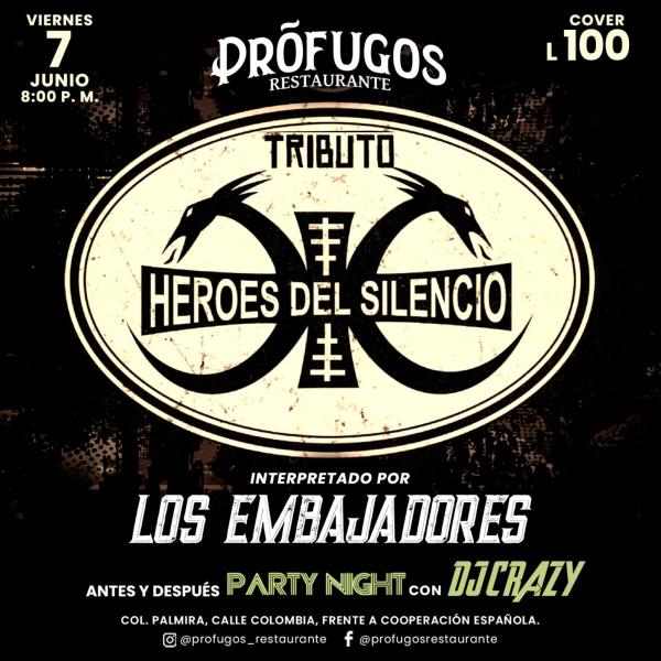 Tributo a Héroes del Silencio a cargo de Los Embajadores