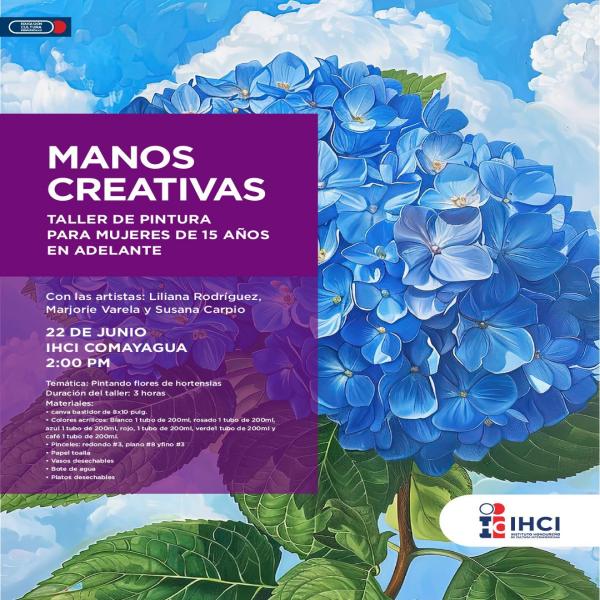 Taller de pintura para mujeres “Manos Creativas” 