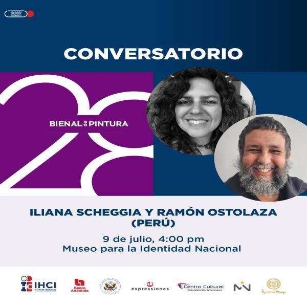 Conversatorio con los artistas peruanos Iliana Sheggia y Ramón Ostolaza