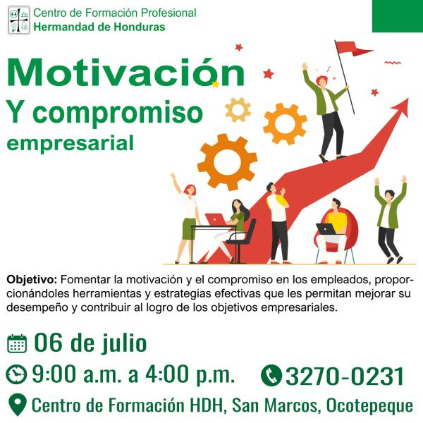 Charla: Motivación y compromiso empresarial 