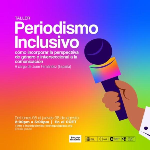 Taller “Periodismo inclusivo: cómo incorporar la perspectiva de género e interseccional a la comunicación”