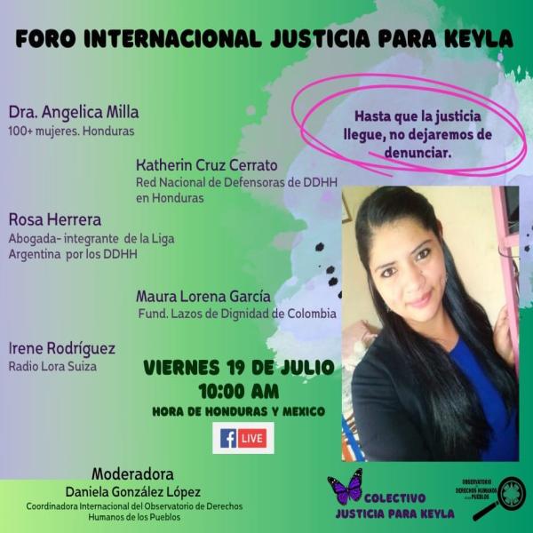 Foro Internacional Justicia para Keyla