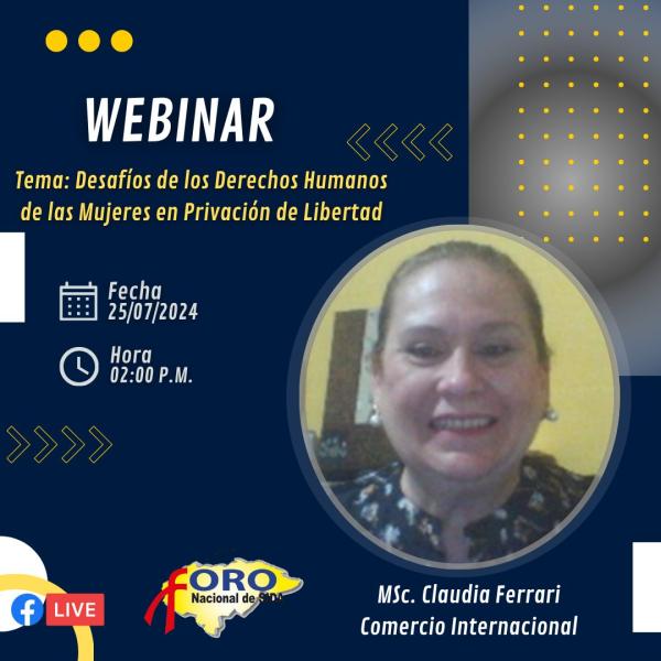 Webinar: "Desafíos de los Derechos Humanos de las Mujeres en Privación de Libertad"