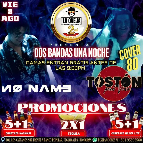 No Name y Tostón Pal Vino en vivo 