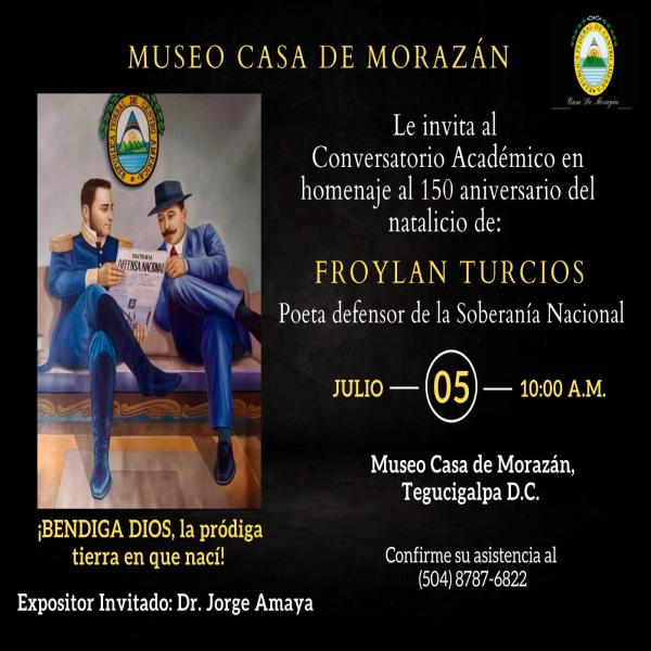 Conversatorio Académico: Froilán Turcios: el poeta defensor de la soberanía nacional