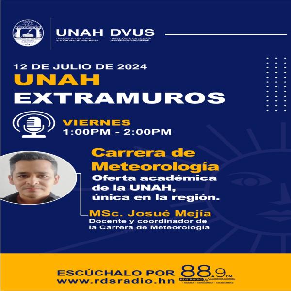 UNAH Extramuros | Oferta académica de la Universidad Nacional Autónoma de Honduras (UNAH), para la Carrera de Meteorología