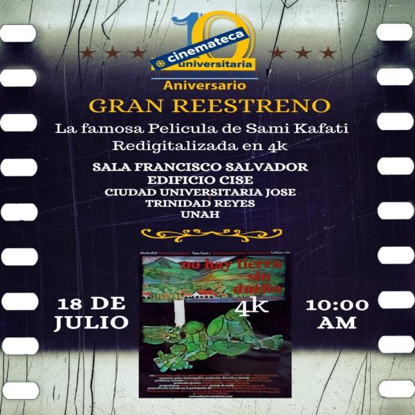 Estreno de la Película de Sami Kafati “No hay tierra sin dueño” 
