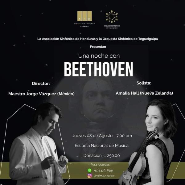 Orquesta Sinfónica de Tegucigalpa: Una noche con Ludwig Van Beethoven