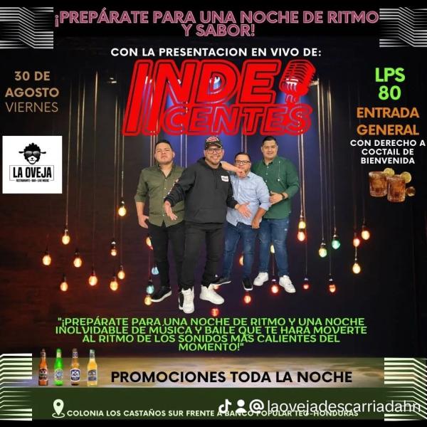 Presentación en vivo de Indecentes 