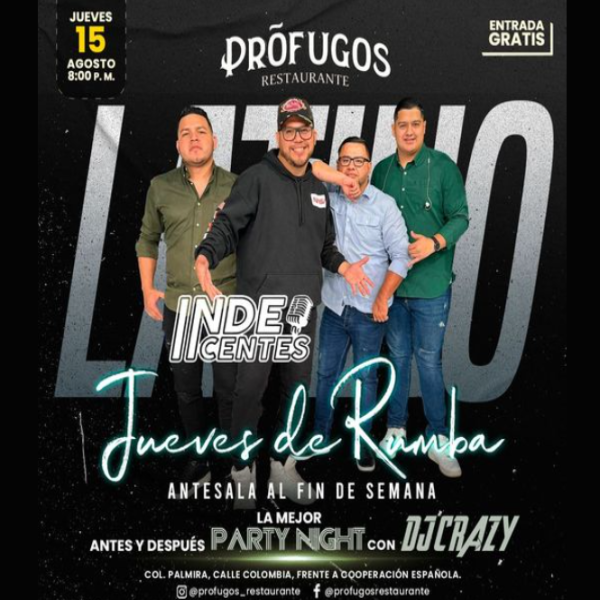 Jueves con INDECENTES